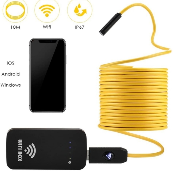 Other - Wireless Endoscope WiFi Borescope Inspection Camera IP67 waterproof 2MP